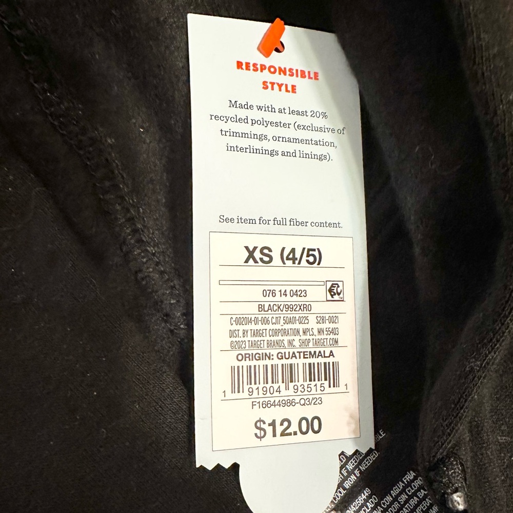 NWT Cat & Jack Toddler Boys size XS 4/5 black fleece zip up jacket & striped top - Picture 5 of 10